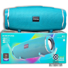 Портативные колонки Borofone BR3 Rich (10W, FM, microSD, USB, bluetooth, aux, mic.) light blue