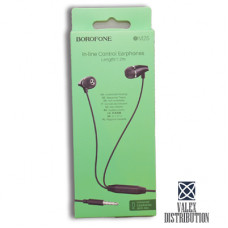 Навушники +мікрофон Borofone BM25 Sound (гарнітура, картонна коробка), black