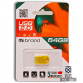 Mibrand Hawk mini USB Flash 64 Gb USB 2.0 Metal Gold