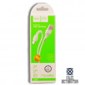 Кабель Hoco X37 Cool Power Type-C to USB 2.0 AF, 3 A, 1m, (коробка) white