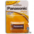 бат. Panasonic Power 6LR61/ 6LF22 alkaline "крона" (1)