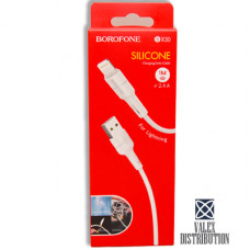 Кабель Borofone BX30 Lightning to USB 2.0 AF, 1m, (коробка) white